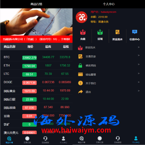 uniapp版微盘系统/虚拟币外汇微交易/时间盘系统